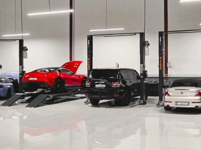 Autopolis Garage service area